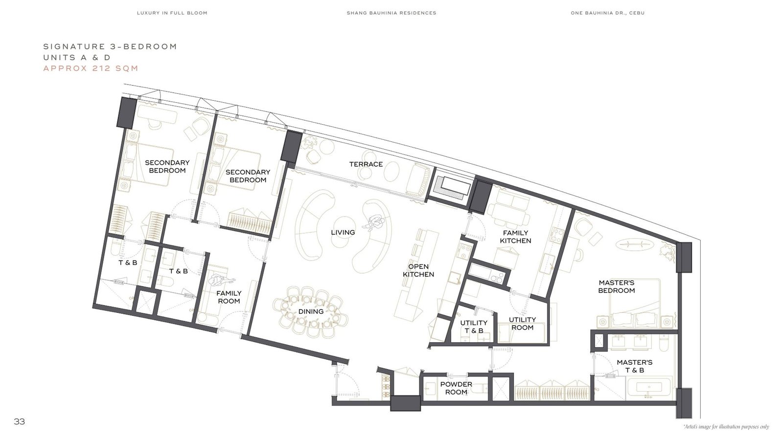 SBR Signature - 3Bedroom 212 sqm